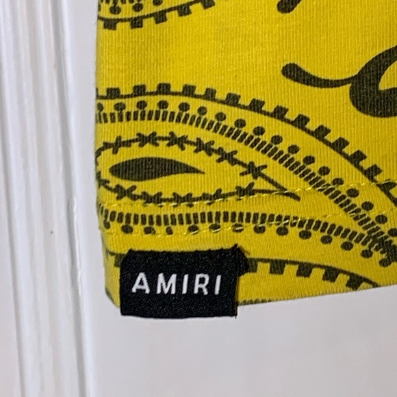 Amiri bandana print logo shirt - Picture 5 of 10
